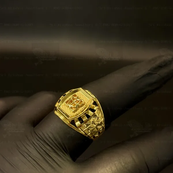 Designer Bombay Gents Rings (Square Design)