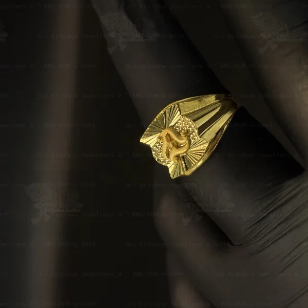 Designer Bombay Gents Rings (Wave Triangle)