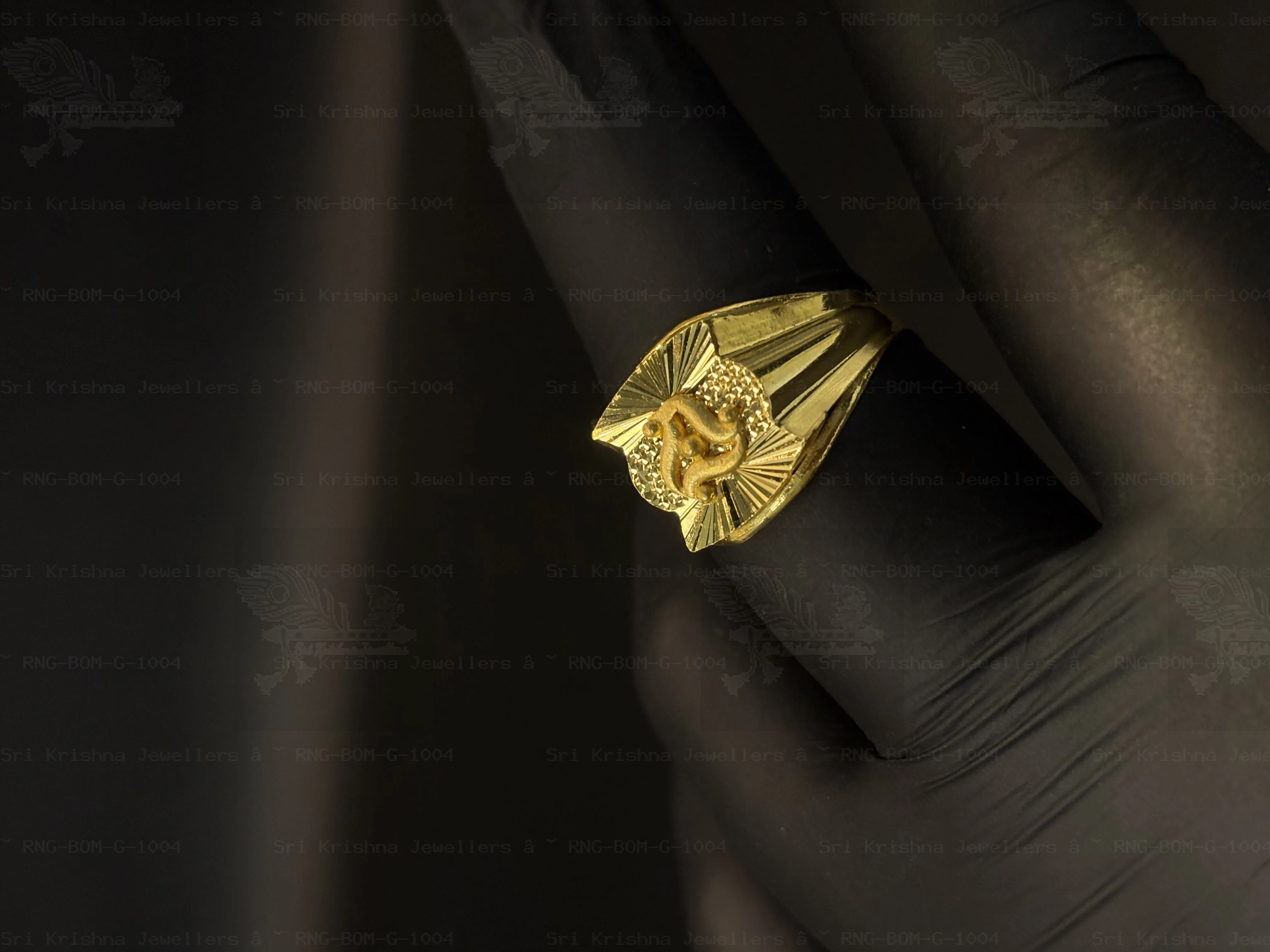 Designer Bombay Gents Rings (Wave Triangle)