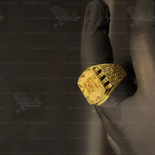 Designer Bombay Gents Rings (Rectangle)