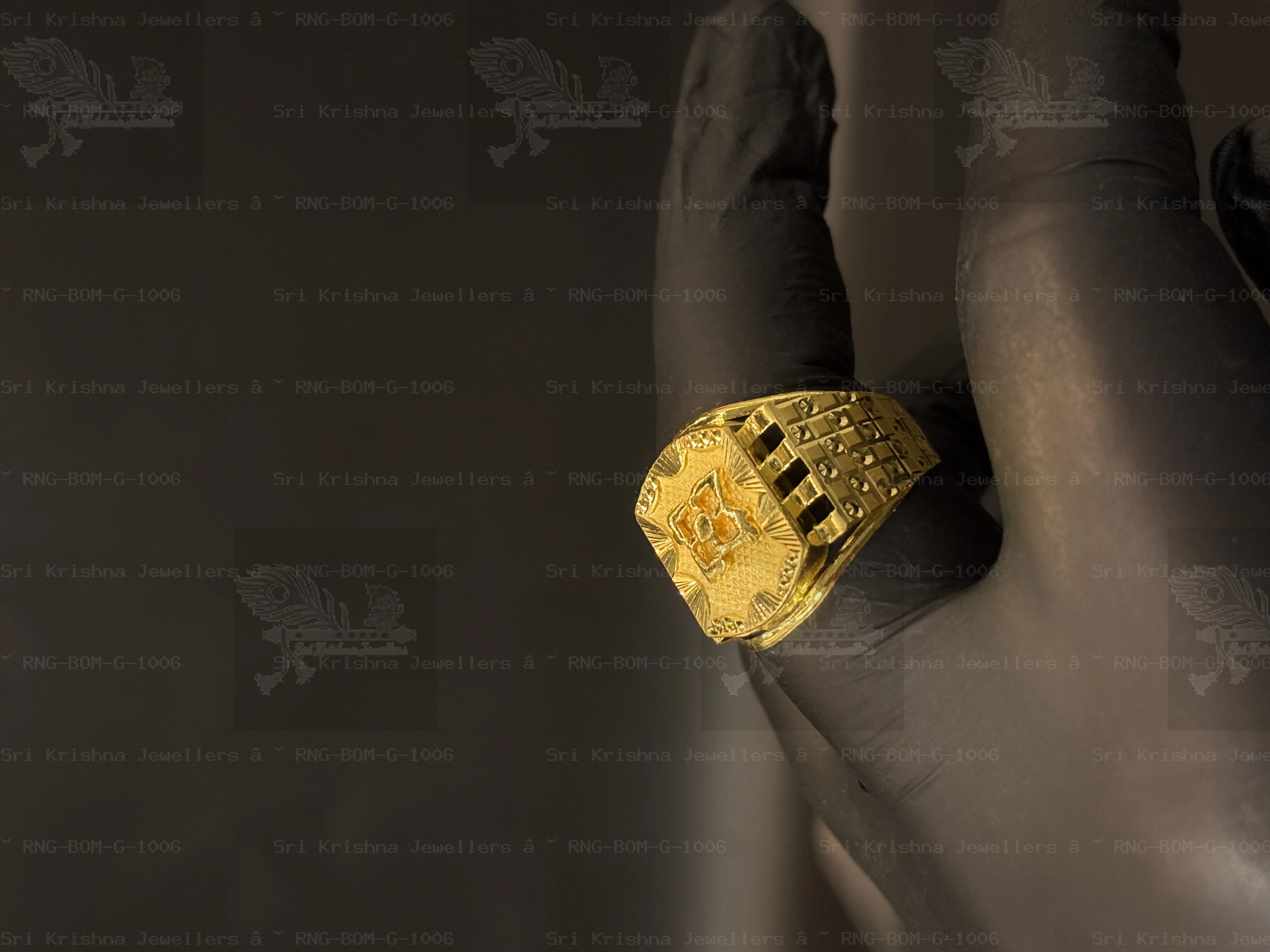 Designer Bombay Gents Rings (Rectangle)