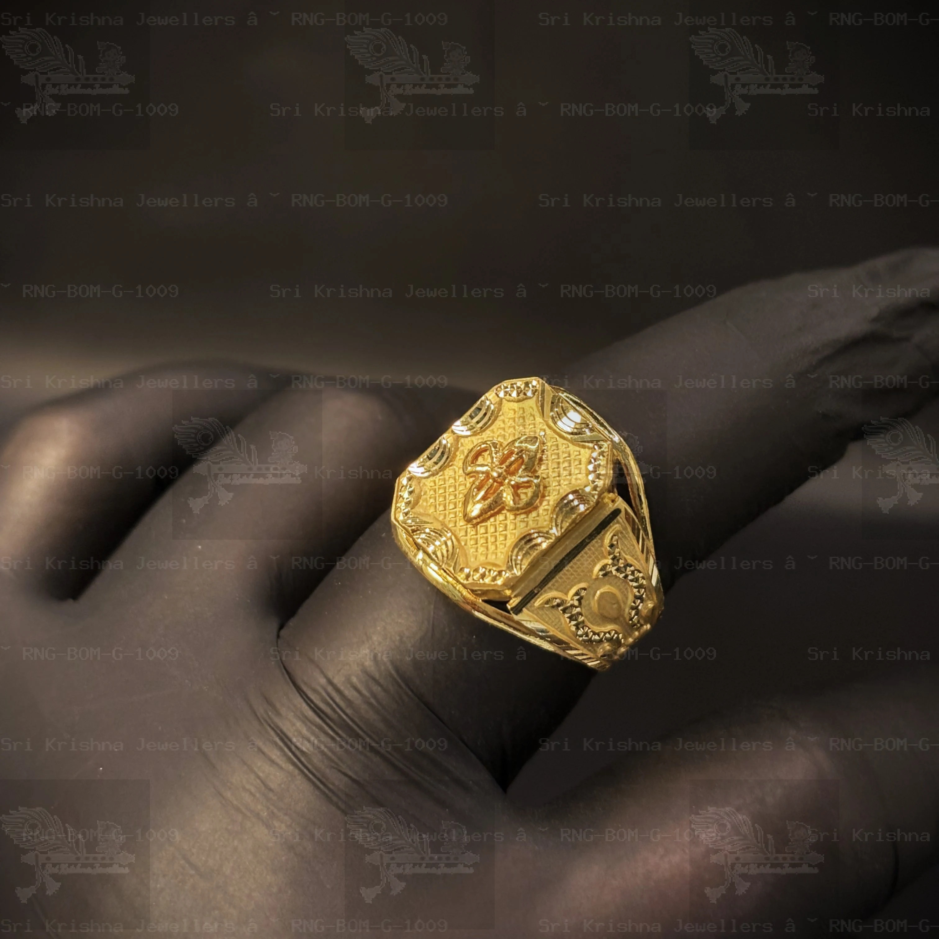 Designer Bombay Gents Rings (Rectangle)