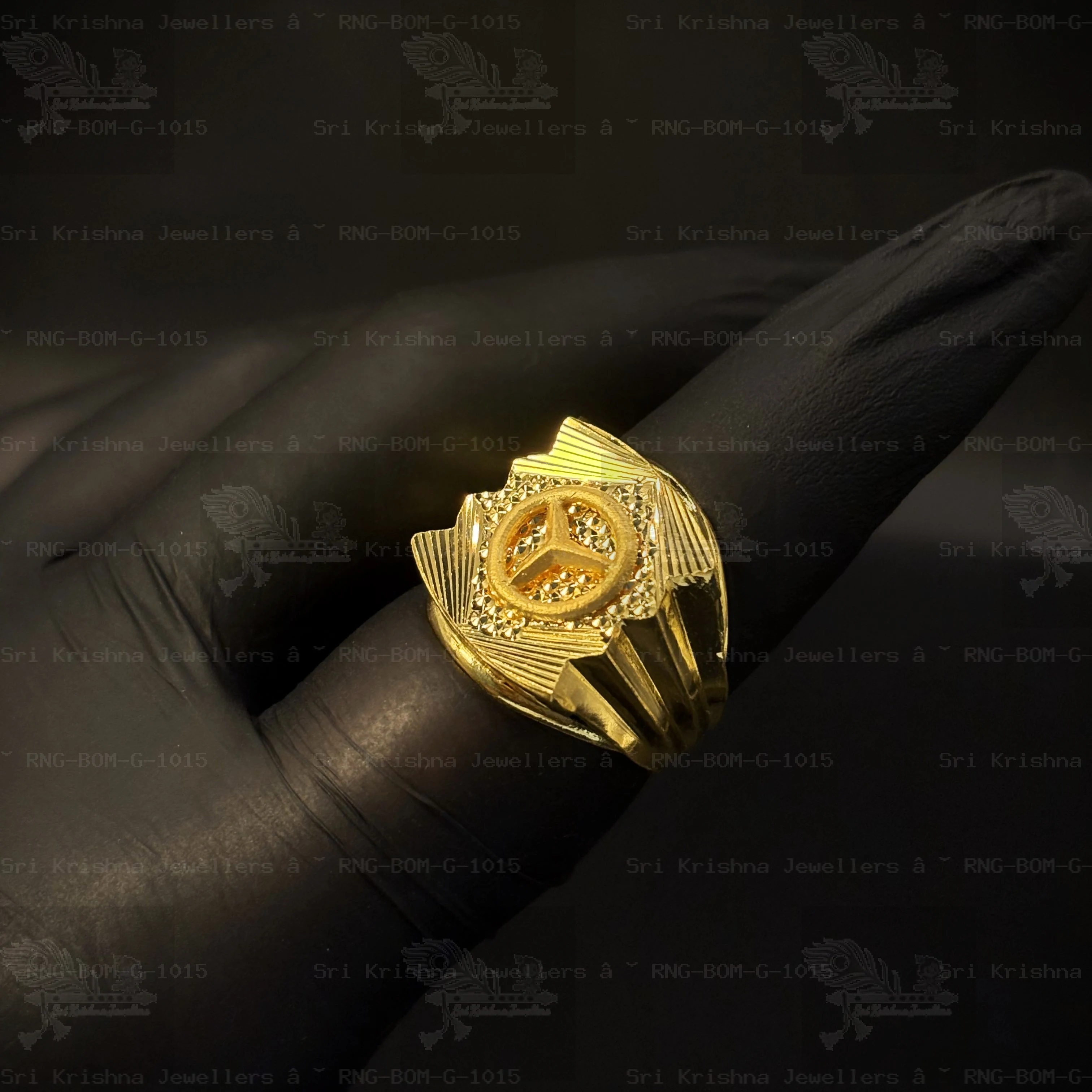 Designer Bombay Gents Rings (Mercedes Shape)